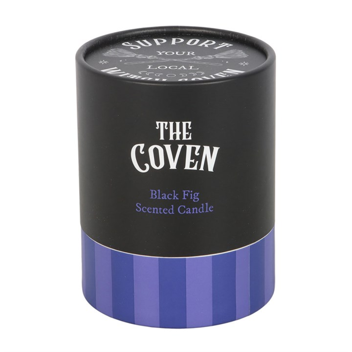The Coven Black Fig Scented Glass Candle with Cork Lid